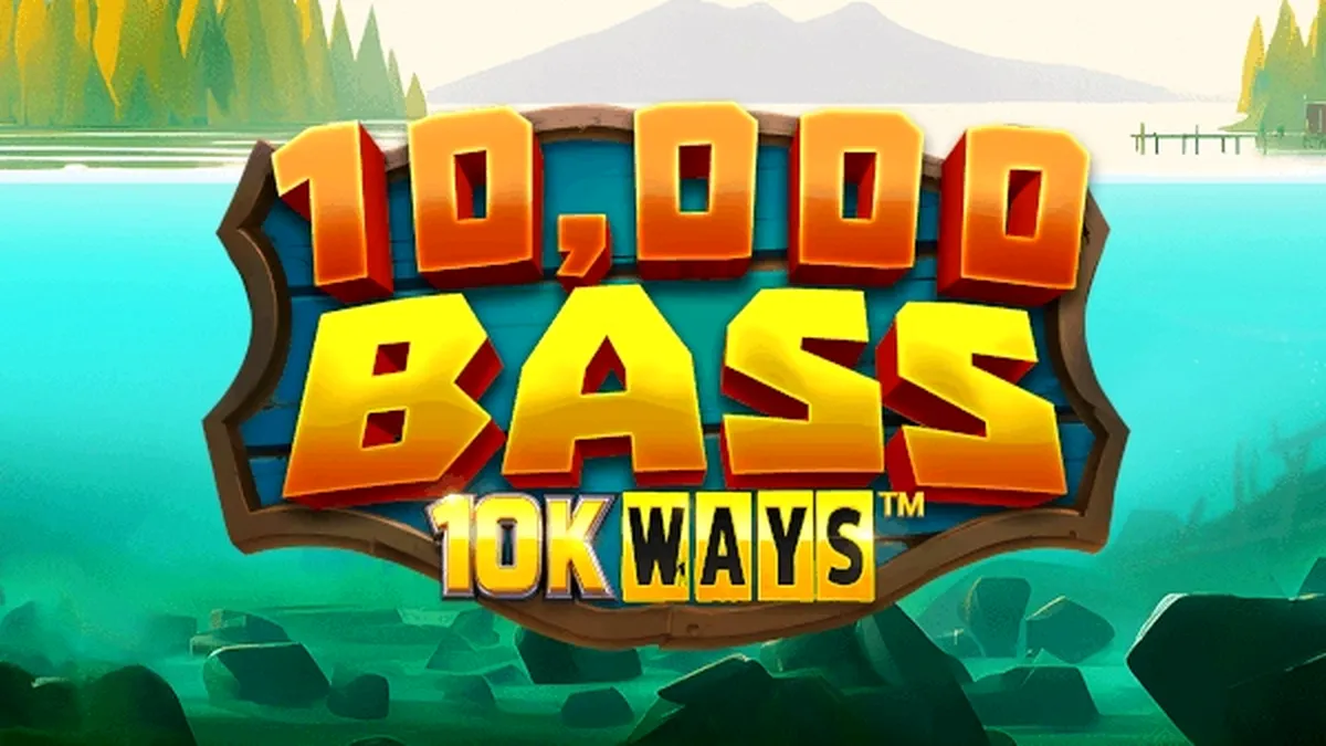 Interface do jogo de slot 10,000 Big Bass 10K Ways em destaque